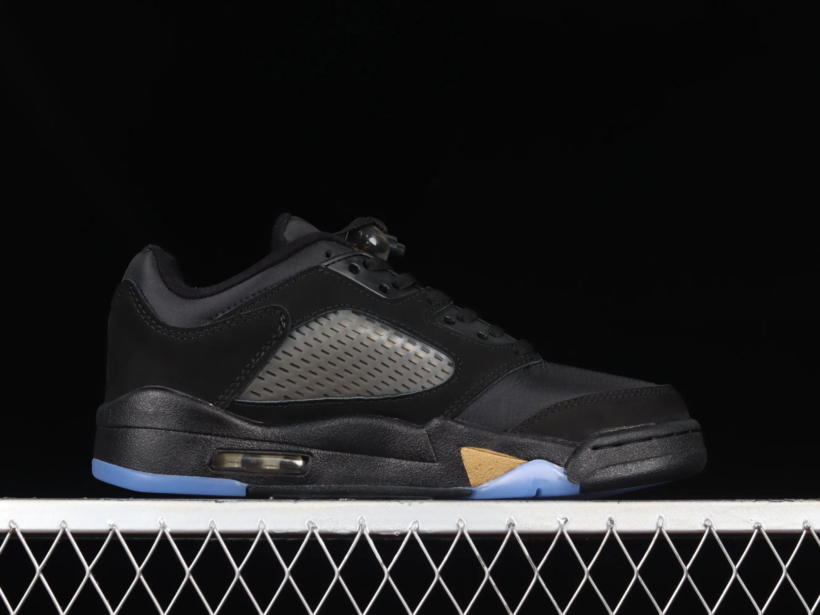 All categories Air Jordan Jordan series basketball shoes Air Jordan 5 Air Jordan 5 Low "Wings" AJ5 Joe 5 black gold cloth low-top basketball shoes DJ1094-001
